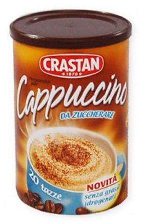 Crastan UNSWEETENED Instant CAPPUCCINO - 10 single-portion bags