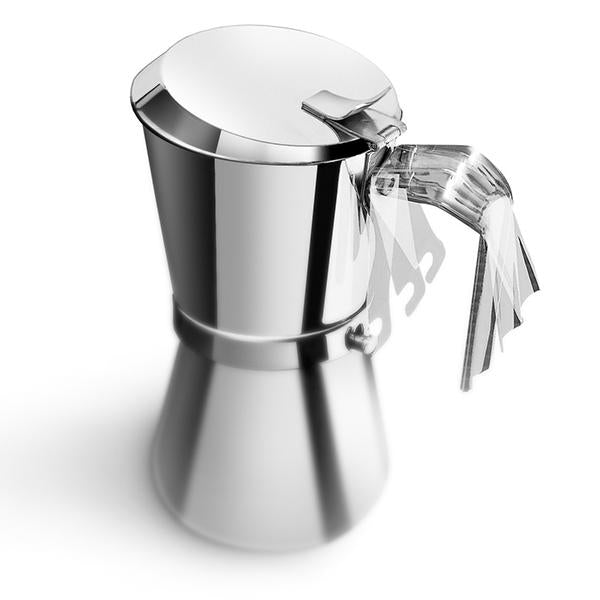 3/6 Cup Moka Espresso Coffee Maker Percolator Stove Top Pot Stainless Steel  Pot