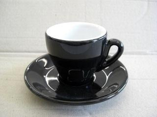 Nuova Point - Milano - Espresso Cups & Saucers - Set of 6 - Black – Cerini  Coffee & Gifts