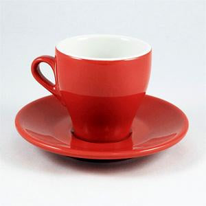 Nuova Point - Black Milano - Espresso Cups & Saucers - Set of 6