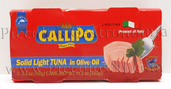 Callipo Solid White Tuna In Olive Oil Tin 320g