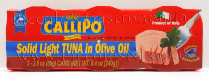 Callipo Solid White Tuna In Olive Oil Tin 240g