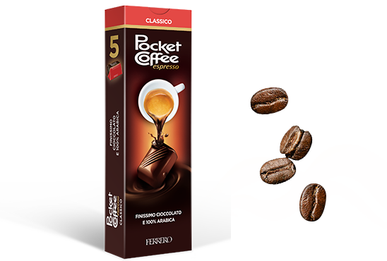 Pocket Coffee Espresso. Pocket Coffee is a brand of food products made in  Italy by Ferrero Stock Photo - Alamy