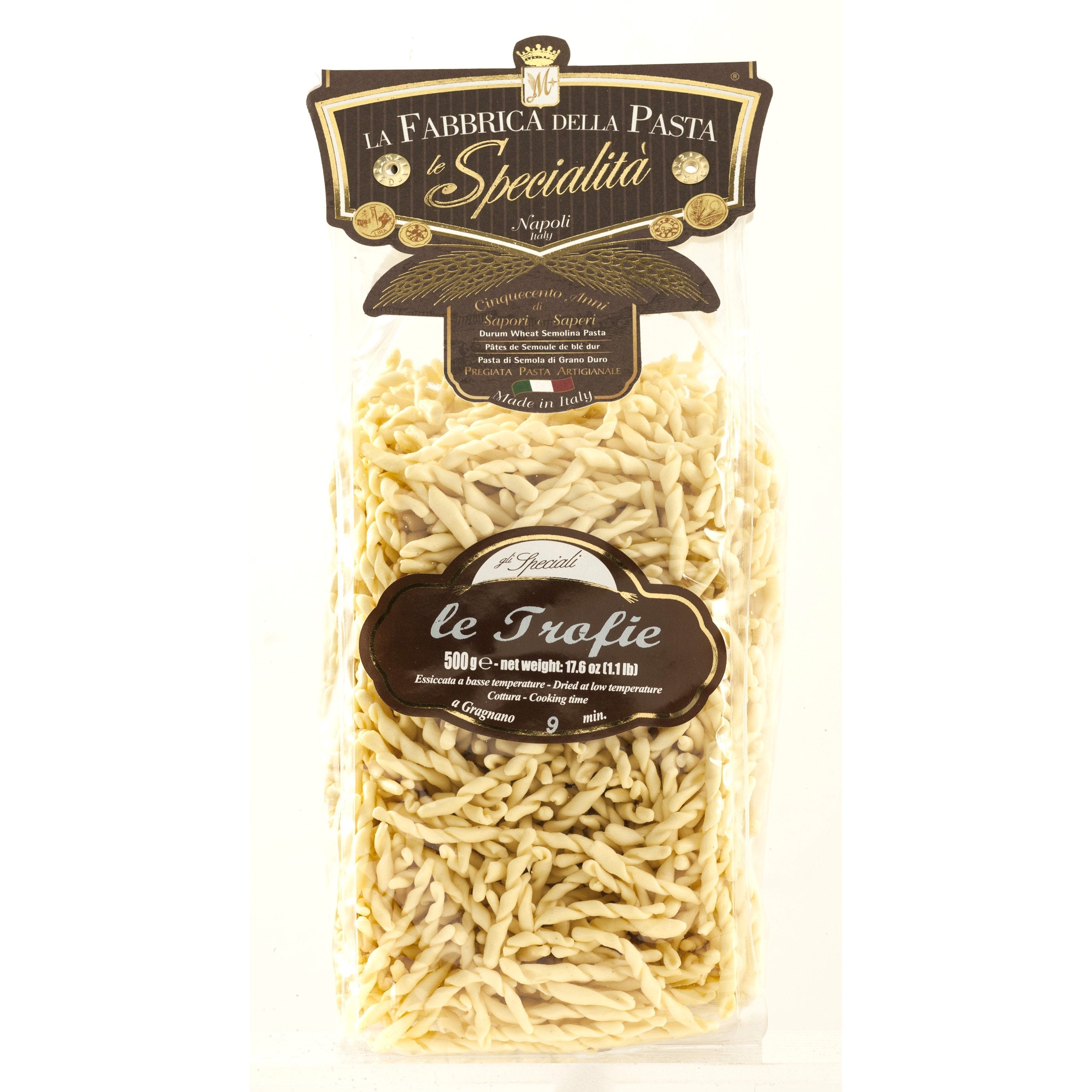 La Fabbrica Della Pasta Trofie, #720, 17.6 oz | 500gr